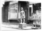 Statue of Indian in Front of Cigar Store by Anonymous
