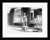 Statue of Indian in Front of Cigar Store by Anonymous