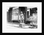 Statue of Indian in Front of Cigar Store by Anonymous