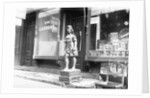 Statue of Indian in Front of Cigar Store by Anonymous