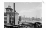 Brooklyn Bridge and Manhattan Skyline by Anonymous