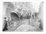 Poor Crowded Street in Italy by Anonymous