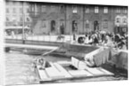 Women Washing Clothes in Canal by Anonymous