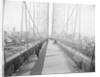 Walkway on Brooklyn Bridge by Anonymous