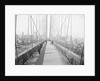 Walkway on Brooklyn Bridge by Anonymous