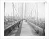 Walkway on Brooklyn Bridge by Anonymous