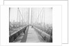 Walkway on Brooklyn Bridge by Anonymous