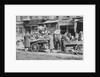 People Shopping Around Push Cart by Anonymous
