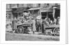 People Shopping Around Push Cart by Anonymous