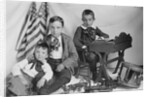 Brothers, Toys, and School Desk by Anonymous