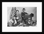 Brothers, Toys, and School Desk by Anonymous