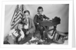 Brothers, Toys, and School Desk by Anonymous