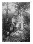 Boys Standing on Rocks by Anonymous