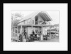 Men and Women Outside a Boarding House by Anonymous