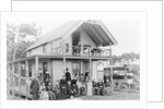 Men and Women Outside a Boarding House by Anonymous
