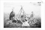 Children Playing Being Indians by Anonymous