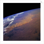 Dust Storm in the Sahara Desert by Anonymous