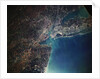 Orbital View of New York City and Long Island by Corbis