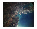 Orbital View of New York City and Long Island by Corbis