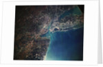 Orbital View of New York City and Long Island by Corbis