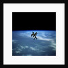 Mir Space Station Orbiting Earth by Anonymous