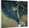 River and Cotton Fields Seen From Space by Anonymous
