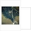 River and Cotton Fields Seen From Space by Anonymous