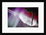 Aurora Australis and Endeavor Shuttle Tail by Anonymous