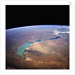 Lake Balkhash Seen from Space by Anonymous