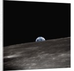 Earth Rising Above the Moon by Anonymous