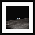 Earth Rising Above the Moon by Anonymous
