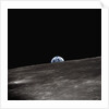Earth Rising Above the Moon by Anonymous