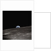 Earth Rising Above the Moon by Anonymous