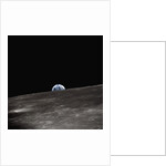 Earth Rising Above the Moon by Anonymous