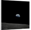 Earthrise and Lunar Horizon from Apollo 8 by Anonymous