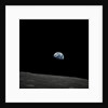 Earthrise and Lunar Horizon from Apollo 8 by Anonymous