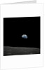 Earthrise and Lunar Horizon from Apollo 8 by Anonymous
