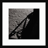 Footprints and Spacecraft Shadow on the Moon by Anonymous