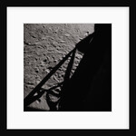 Footprints and Spacecraft Shadow on the Moon by Anonymous