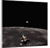 Lunar Module, Earth, and Moon by Anonymous