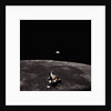 Lunar Module, Earth, and Moon by Anonymous