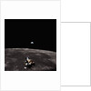Lunar Module, Earth, and Moon by Anonymous