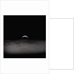 Earth Setting Behind the Moon by Anonymous