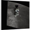 Apollo 15 Command Module Orbiting the Moon by Anonymous