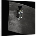 Apollo 15 Command Module Orbiting the Moon by Anonymous