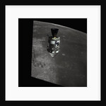Apollo 15 Command Module Orbiting the Moon by Anonymous