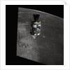 Apollo 15 Command Module Orbiting the Moon by Anonymous