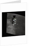 Apollo 15 Command Module Orbiting the Moon by Anonymous