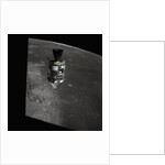 Apollo 15 Command Module Orbiting the Moon by Anonymous