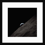 Earth Rising Above the Moon by Anonymous